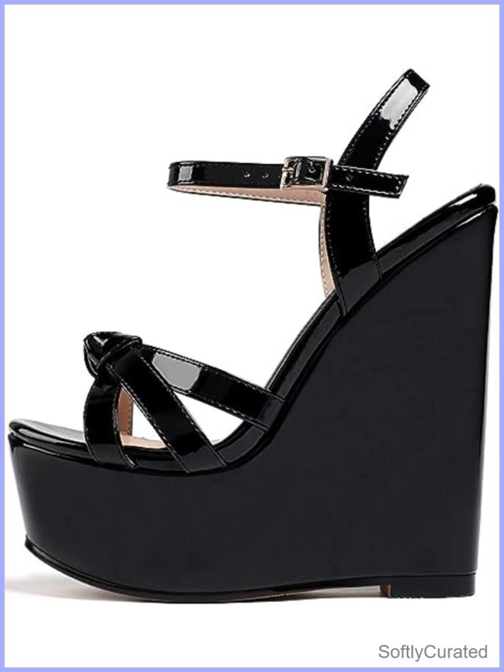 Women's Platform Wedges High Heel Sandals Ankle Strap Open Toe